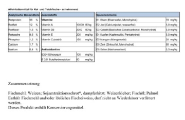 15kg(35L) Kurasu Koifutter Wachstumsfutter 3mm - angereichert mit signifikantem Protein - 2