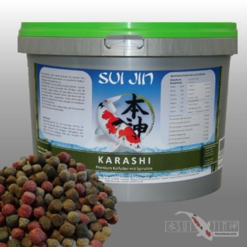 4,2 kg(10L) Karashi Premium Koifutter 3mm - Premiumfutter, bestes Koifutter mit idealem Protein/Fett Gehalt - 1