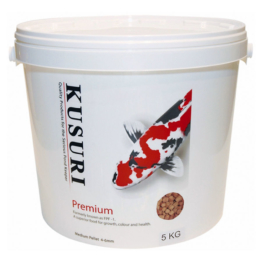 Kusuri Premium Koifutter 5kg für Wachstum und Immunsystem All-Season Teichfutter