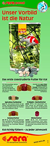 Sera 07009 KOI Professional Frühjahr-/Herbstfutter 7 kg - das leicht verdauliche Futter für Temperaturen unter 17 °C - 6