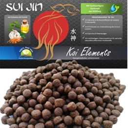 SUI JIN Teichprodukte 10kg Koi Elements - Körnung 4,5mm - Koifutter der neuen Generation - 1