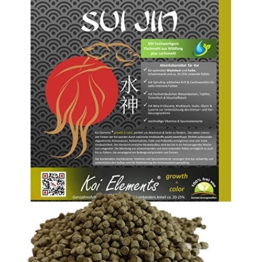 SUI JIN Teichprodukte 12,5kg Koi Elements - growth & color Wachstum u. Farbe Koifutter - 1