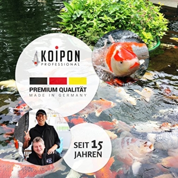 Koi-Futter Farbfutter Sommer, 6 mm, 4kg - tolle Farbverstärkung der Koi durch hochwertigste Spirulina-Algen, starkes Wachstum - auch als Fisch-Futter - 4