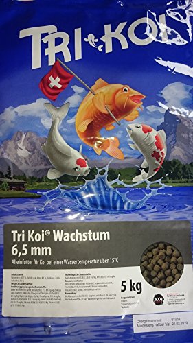 Tri Koi Wachstum - Qualitäts-Koifutter - 6,5 mm (10 kg) - 1