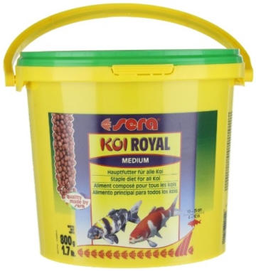 sera 07117 KOI ROYAL MEDIUM 3800 ml - Hauptfutter für ein ausgewogenes Wachstum von Koi zwischen 12 und 25 cm - 7