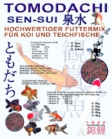 Koimix, Premium Koifuttermischung, 4 Color, Rot-Grün-Weiß-Braun, Teichfuttermix mit Spirulina, Astax, Paprika und Krillmehl, Tomodachi Sen-Sui Koifutter- und Teich-Mix, 15kg (5mm Pelletgröße) - 1