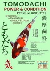 Tomodachi Power & Condition Premium Koifutter, Schwimmfutter für Koi 10kg, 6mm Koipellets - 1