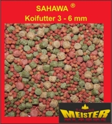 Koifutter 3 -6 mm 5 Sorten Spezialmischung 15 kg - 1