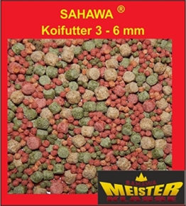 Koifutter 3 -6 mm 5 Sorten Spezialmischung 15 kg - 1