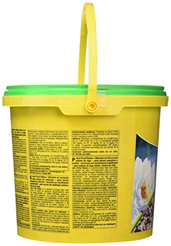 sera 07075 pond flakes 3800 ml - das lange schwimmende Flockenfutter für kleinere Teichfische - 6