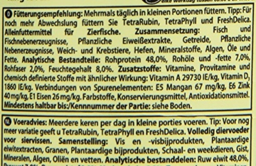 TetraMin XL Granules (Hauptfutter in Granulatform für alle größeren Zierfische wie Salmler und Barben, Plus Präbiotika für verbesserte Futterverwertung), 250 ml Dose - 3