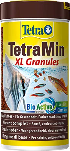 TetraMin XL Granules (Hauptfutter in Granulatform für alle größeren Zierfische wie Salmler und Barben, Plus Präbiotika für verbesserte Futterverwertung), 250 ml Dose - 4