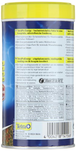 Tetra Pro Energy Premiumfutter (für alle tropischen Zierfische, mit Energiekonzentrat für extra Wohlbefinden, Vitaminstabilität und hoher Nährwert), 500 ml Dose - 8