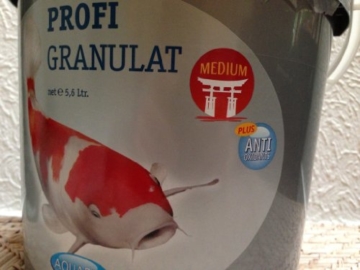 Aquaris Koi Profi Granulat Medium -Koifutter 5,6 Liter - 3