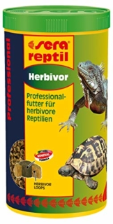 sera 01812 reptil Professional Herbivor 1X330 g - Pflanzen fressende Reptilien ernähren wie die Profis - 1