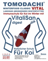 Winterfutter Koi, Gesundheitsfutter für Koi, Sinkfutter mit VitaliSan Monoglyceriden, unterstützt Futterverwertung, Verdauung, Stoffwechsel, Immunsystem, hochverdaulich, arktische Rohstoffe 5mm 1kg - 1