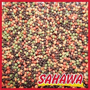 SAHAWA®45300 Koifutter 3 mm 3 Sorten Spezialmischung ,Teichfutter, Fischfutter,Gartenteich (10 Liter Beutel) - 1