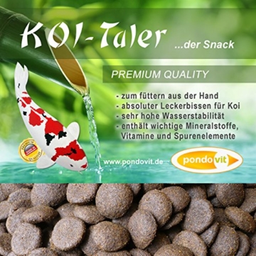 pondovit Koi-Taler Premiumsnack für Kois, Leckerbissen, 5 l - 2