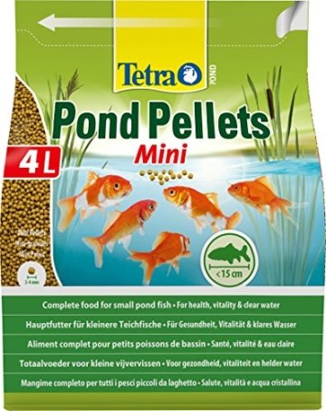 Tetra Pond Pellets Mini – Hauptfutter für alle Teichfische, schwimmfähige Futter Pellets für die tägliche Fütterung, verschiedene Sorten - 1