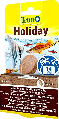 TetraMin Holiday Ferienfutter, Gelfutterblock Fischfutter für eine ausgewogene Ernährung aller Zierfische über einen längeren Zeitraum, 30 g - 5