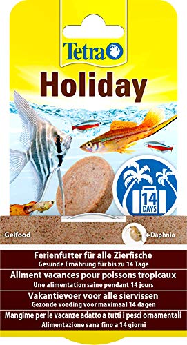 TetraMin Holiday Ferienfutter, Gelfutterblock Fischfutter für eine ausgewogene Ernährung aller Zierfische über einen längeren Zeitraum, 30 g - 1