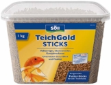 Söll 14643 TeichGold Futter-Sticks - Alleinfuttermittel für alle Teichfische - schwimmfähige Teichsticks - 940 g - 1