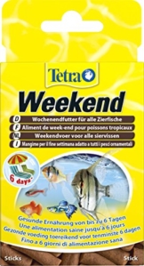 TetraMin Weekend Wochenendfutter (kompakte Futtersticks für die Versorgung aller Zierfische am Wochenende bzw. Über Zeitraum der Abwesenheit bis zu 6 Tagen), 20 Stück - 1