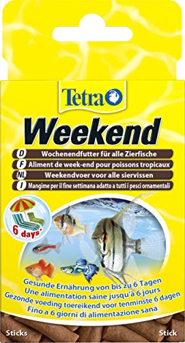 TetraMin Weekend Wochenendfutter (kompakte Futtersticks für die Versorgung aller Zierfische am Wochenende bzw. Über Zeitraum der Abwesenheit bis zu 6 Tagen), 20 Stück - 1