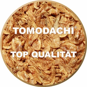 Tomodachi Garnelen, Koifutter, Naturfutter, Koisnack für den Sommer, getrocknete Süßwassergarnelen, Shrimps, Gambas für die Handfütterung der Koi, gesunde, leckere Koibelohnung handzahme Koi 5L Eimer - 5